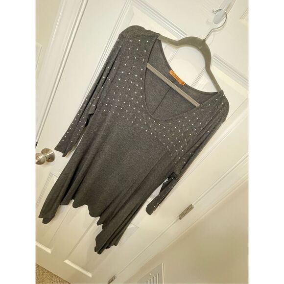 Belldini XL grey swing tank with sequins - Picture 1 of 6